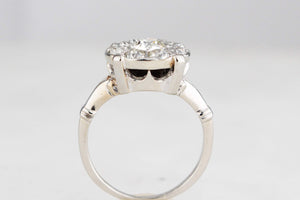 ANTIQUE ART DECO 1.50ct DIAMOND RING 14ct GOLD