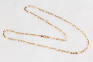 VINTAGE ITALIAN ANCHOR LINK FIGARO CHAIN 9ct GOLD