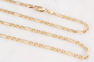 VINTAGE ITALIAN ANCHOR LINK FIGARO CHAIN 9ct GOLD