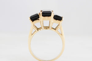 RETRO 8.40ct TOURMALINE COCKTAIL RING 9ct GOLD