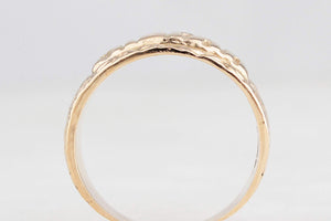 ANTIQUE EDWARDIAN MIZPAH RING 9ct GOLD