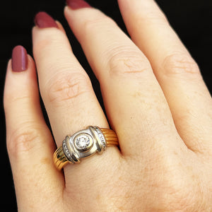 VINTAGE .68ct DIAMOND RING 18ct GOLD