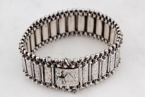 VICTORIAN 1880 ENGLISH STERLING SILVER BRACELET