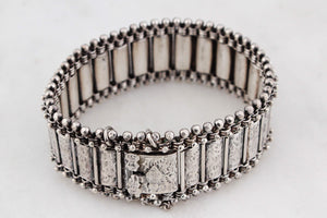 VICTORIAN 1880 ENGLISH STERLING SILVER BRACELET