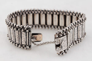 VICTORIAN 1880 ENGLISH STERLING SILVER BRACELET