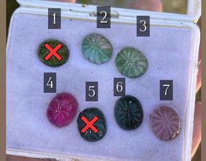 CUSTOM 5.70ct CARVED TOURMALINE PENDANT 9ct GOLD