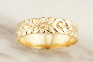 ‘THE JESS’ - ANTIQUE STYLE ETCHED BAND