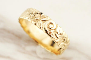 ‘THE JESS’ - ANTIQUE STYLE ETCHED BAND