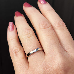 ART DECO c1920 PLATINUM BAND