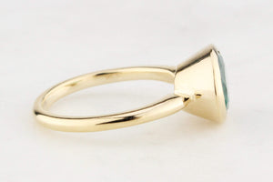 CUSTOM 2.30ct EMERALD RING 10ct GOLD