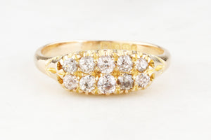 VICTORIAN 1899 DIAMOND RING 18ct GOLD
