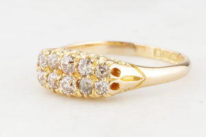 VICTORIAN 1899 DIAMOND RING 18ct GOLD