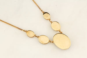 VINTAGE OPAL NECKLACE 9ct GOLD