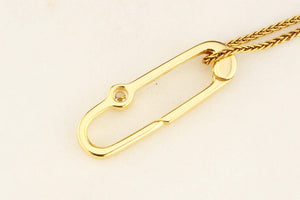 DIAMOND SET PENDANT BALE/EXTENDER 10ct GOLD