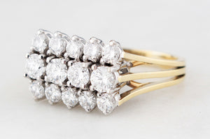 VINTAGE c1960/70’s 1.52ct DIAMOND RING 18ct GOLD