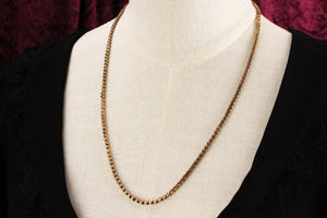 ANTIQUE VICTORIAN STAR LINK CHAIN 15ct GOLD