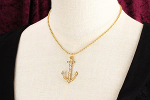 ANTIQUE AUSTRALIAN ANCHOR PENDANT 15ct GOLD