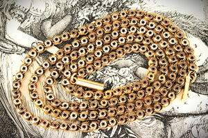 ANTIQUE VICTORIAN STAR LINK CHAIN 15ct GOLD