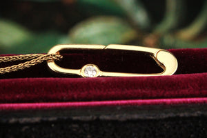 DIAMOND SET PENDANT BALE/EXTENDER 10ct GOLD