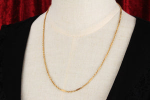 ANTIQUE EDWARDIAN FANCY LINK CHAIN 15ct GOLD