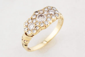 ANTIQUE EDWARDIAN c1918 1.00ct DIAMOND RING 18ct GOLD