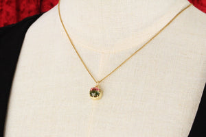 BESPOKE CUSHION CUT WATERMELON TOURMALINE 10CT GOLD