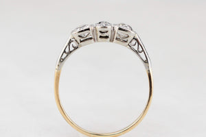 ANTIQUE ART DECO DIAMOND RING 18ct GOLD
