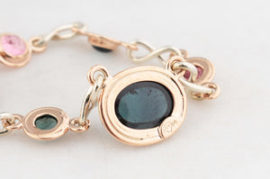 CONTEMPORARY 16ct TOURMALINE NECKLACE 9ct GOLD