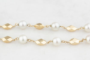 VINTAGE AKOYA PEARL BRACELET 9ct GOLD