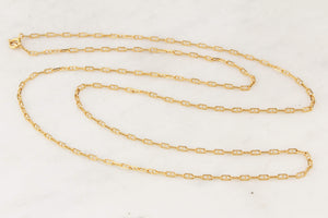 VINTAGE ITALIAN FINE ANCHOR LINK CHAIN 18ct GOLD