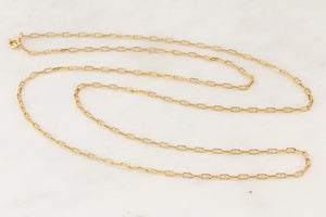 VINTAGE ITALIAN FINE ANCHOR LINK CHAIN 18ct GOLD