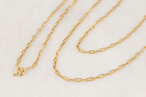 VINTAGE ITALIAN FINE ANCHOR LINK CHAIN 18ct GOLD