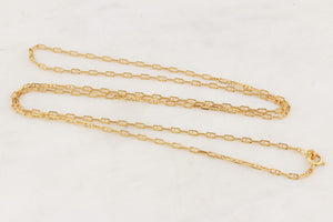 VINTAGE ITALIAN FINE ANCHOR LINK CHAIN 18ct GOLD