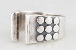 MID-CENTURY SCANDI STERLING SILVER RING