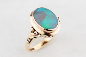 VINTAGE OPAL RING 14ct GOLD