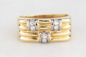 VINTAGE c1950's DIAMOND RING IN 18ct GOLD