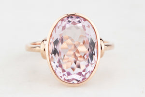 VINTAGE ROSE DE FRANCE AMETHYST RING IN 9ct GOLD