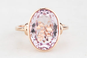 VINTAGE ROSE DE FRANCE AMETHYST RING IN 9ct GOLD