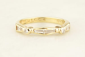 VINTAGE ART DECO c1930 DIAMOND RING 18ct GOLD