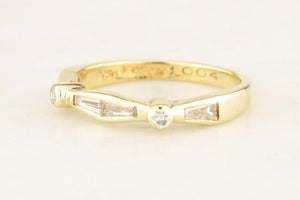 VINTAGE ART DECO c1930 DIAMOND RING 18ct GOLD