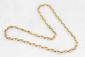VINTAGE FANCY LINK CHAIN 14ct GOLD