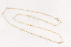 VINTAGE ITALIAN 9ct GOLD FANCY LINK CHAIN