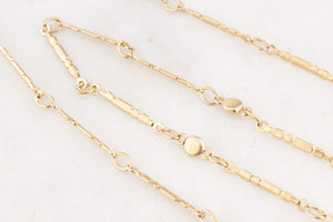 VINTAGE ITALIAN 9ct GOLD FANCY LINK CHAIN