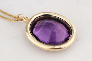 VICTORIAN AMETHYST PENDANT 9ct GOLD