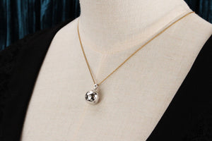 MODERN 1ct DIAMOND SET PENDANT 18ct WHITE GOLD