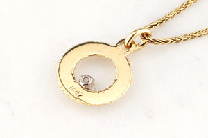 VINTAGE DIAMOND WREATH PENDANT 18ct GOLD