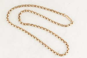 ANTIQUE VICTORIAN/EDWARDIAN 9ct FANCY LINK CHAIN