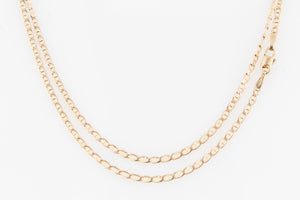VINTAGE ITALIAN 9ct GOLD ANCHOR LINK CHAIN