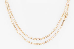 VINTAGE ITALIAN 9ct GOLD ANCHOR LINK CHAIN