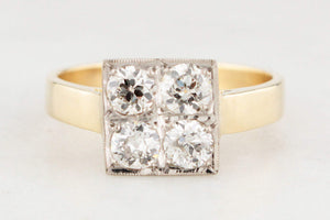 LATE EDWARDIAN/EARLY ART DECO 1CT DIAMOND RING 18ct GOLD